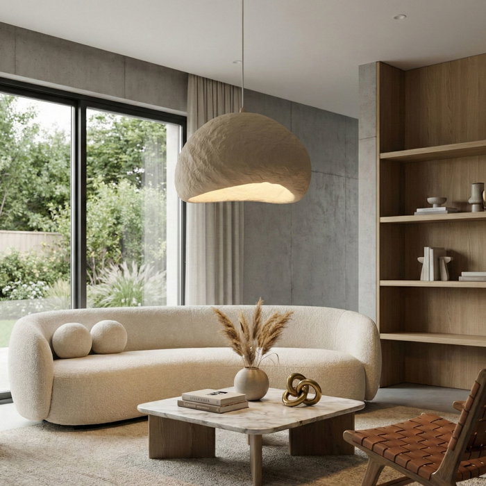 Opviq Loval-50-Nua-1001 Lámpara de Araña Beige